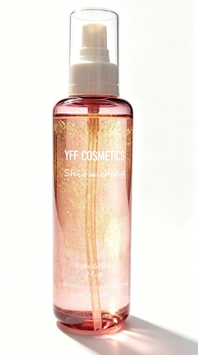 Pink shimmering body mist, 200ml