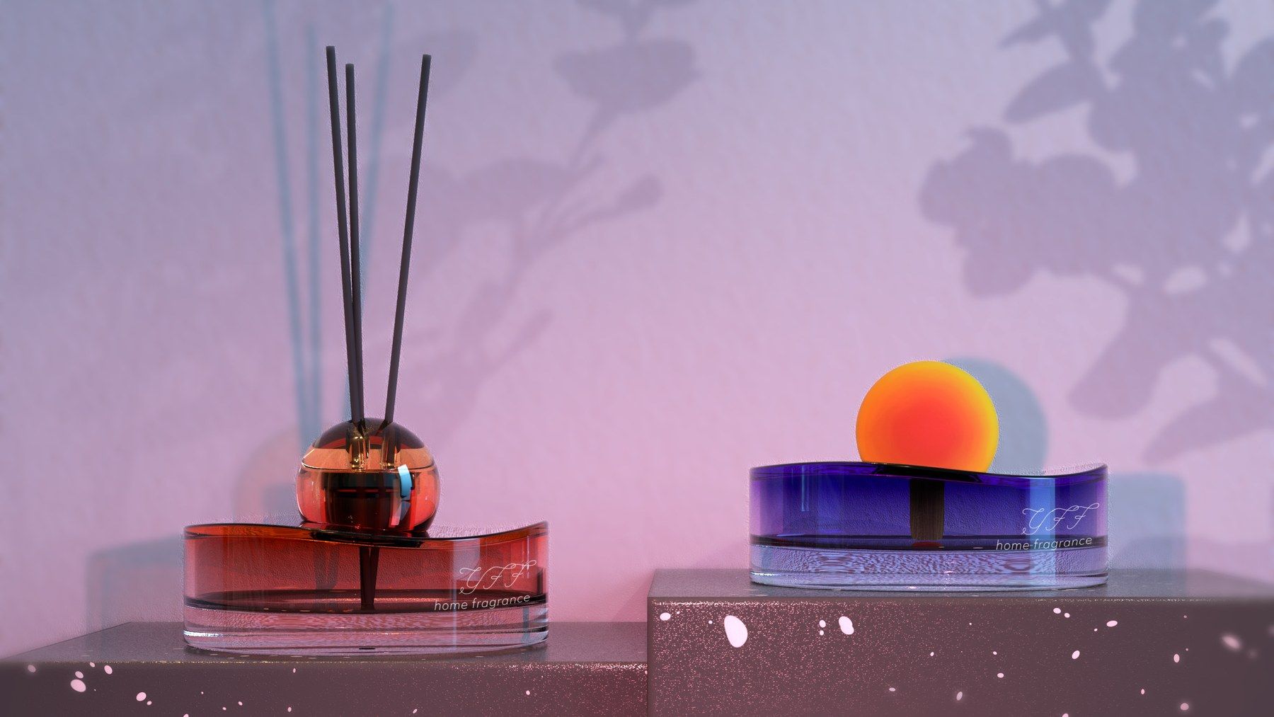Sunset diffuser, blue